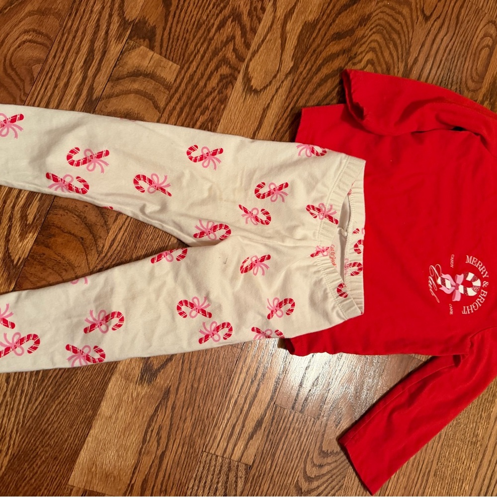 Cat & Jack Red and Cream Kids Matching Set